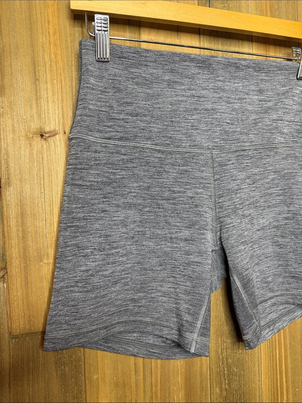 Lululemon Align 6” High-Waist Gray Biker Shorts Size 8